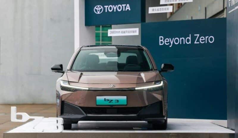 Toyotas First Electric Sedan The Bz3 Sold 2342 Units In The First