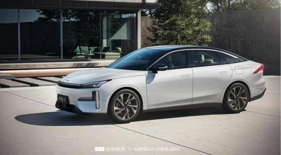 Geely Galaxy L6 PHEV sedan official pics revealed, has 48 km and 105 km ...