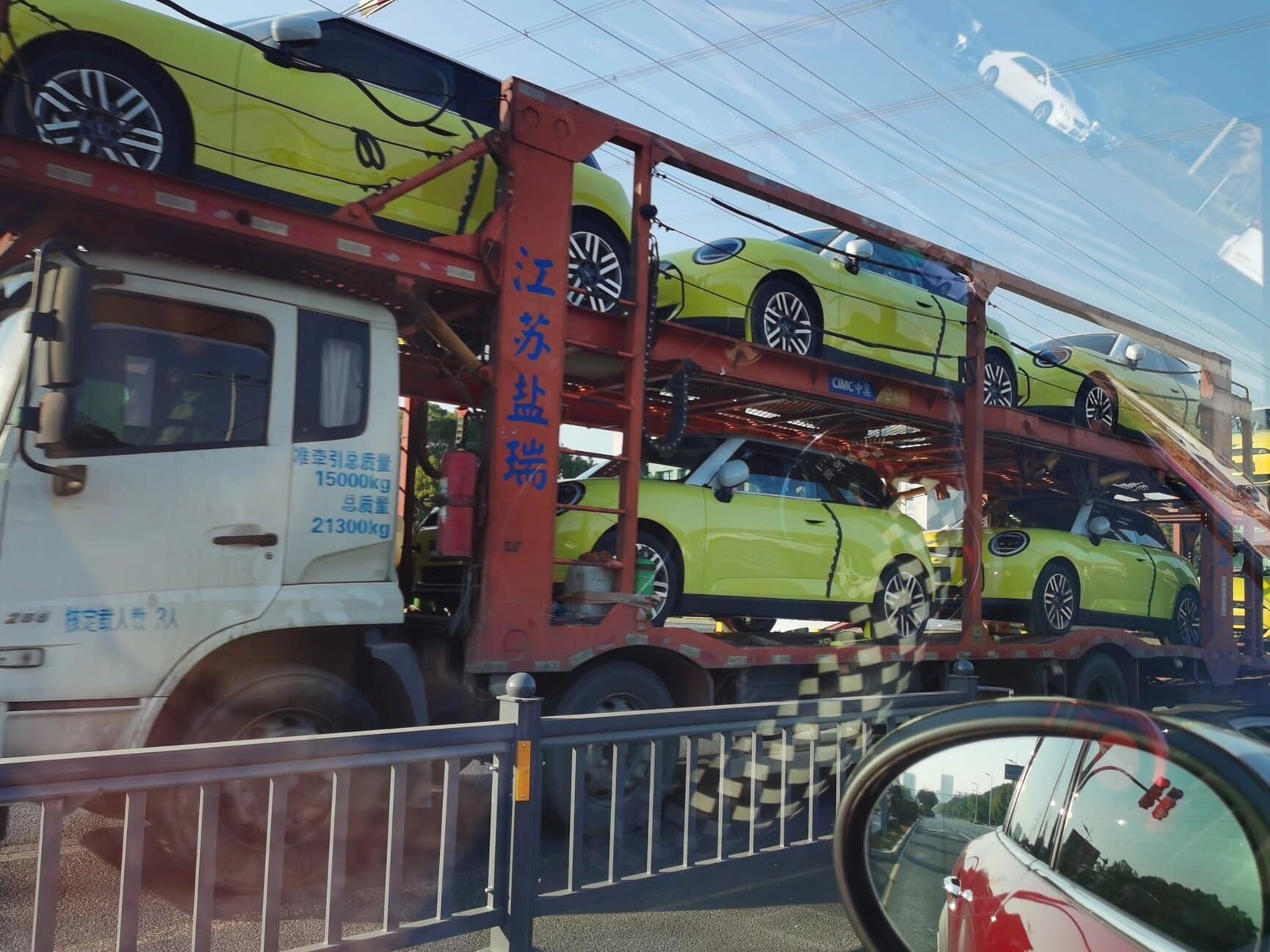 New Mini Cooper Electric spotted on trailer in China ahead of