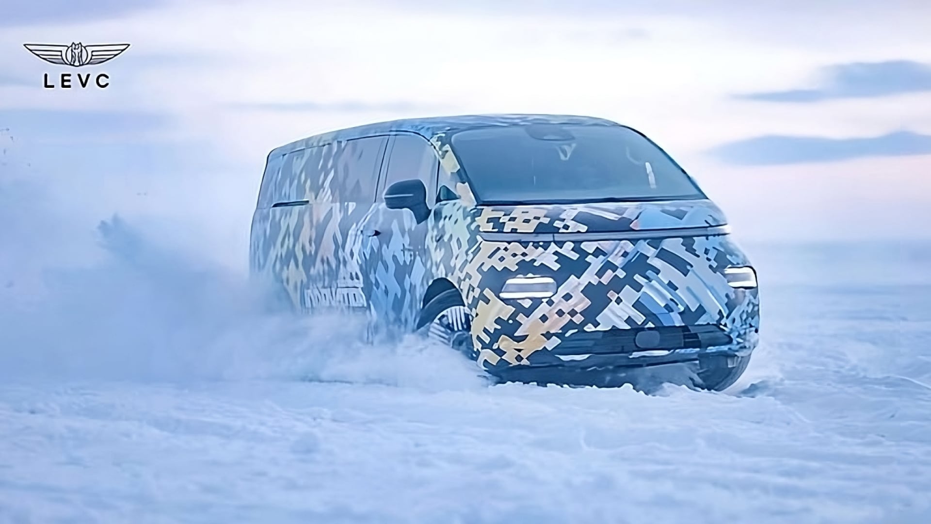 Geely’s LEVC L380 electric MPV undergoes winter tests in China