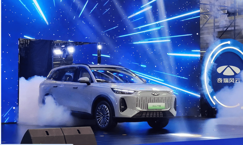 Chery Fengyun T9 PHEV SUV rolled off production line in China