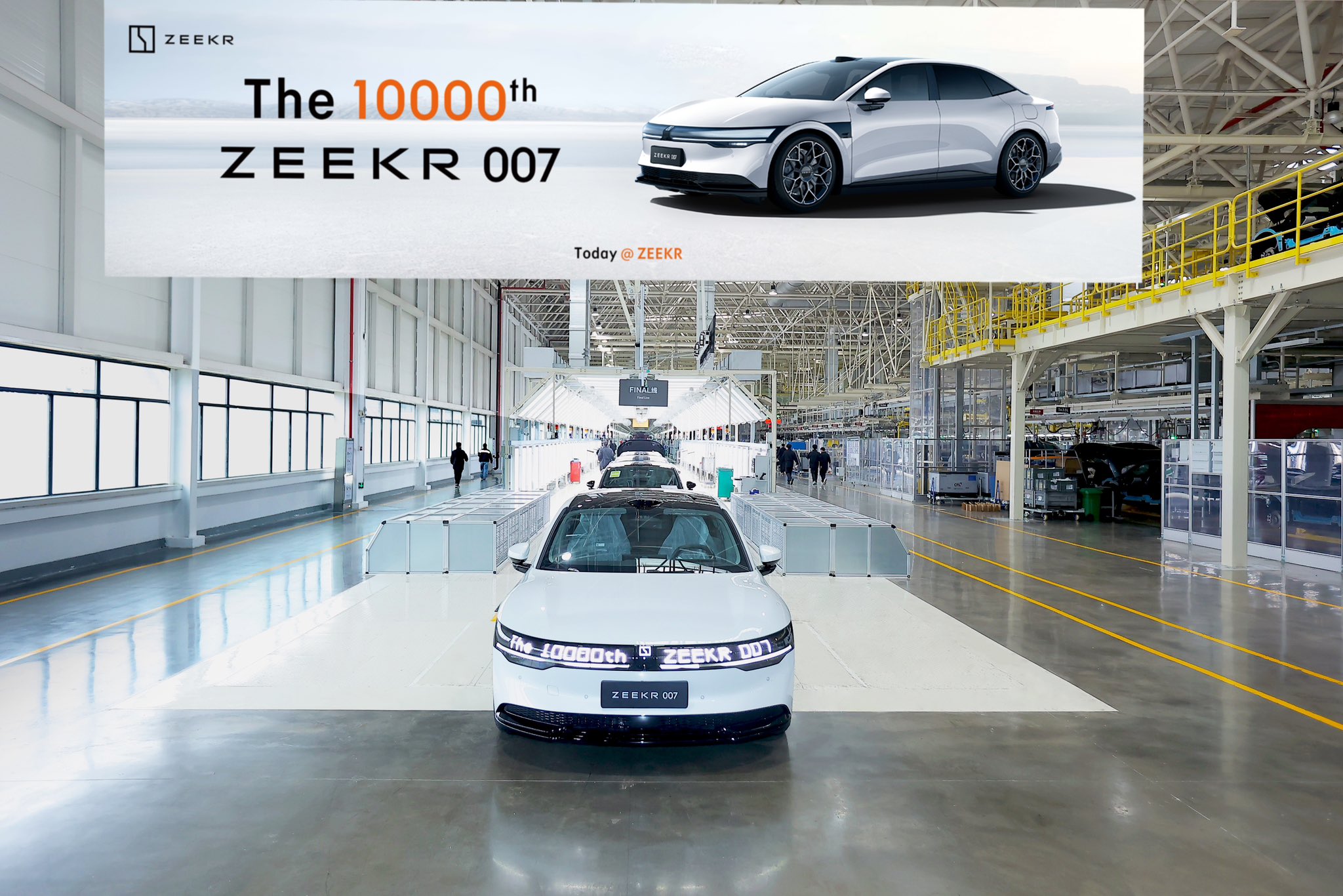 10,000th Zeekr 007 rolls off the production line in China