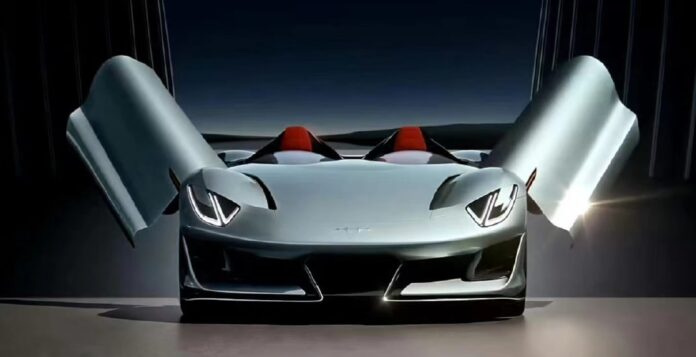 BYD revealed Fang Cheng Bao Super 9 electric convertible supercar concept