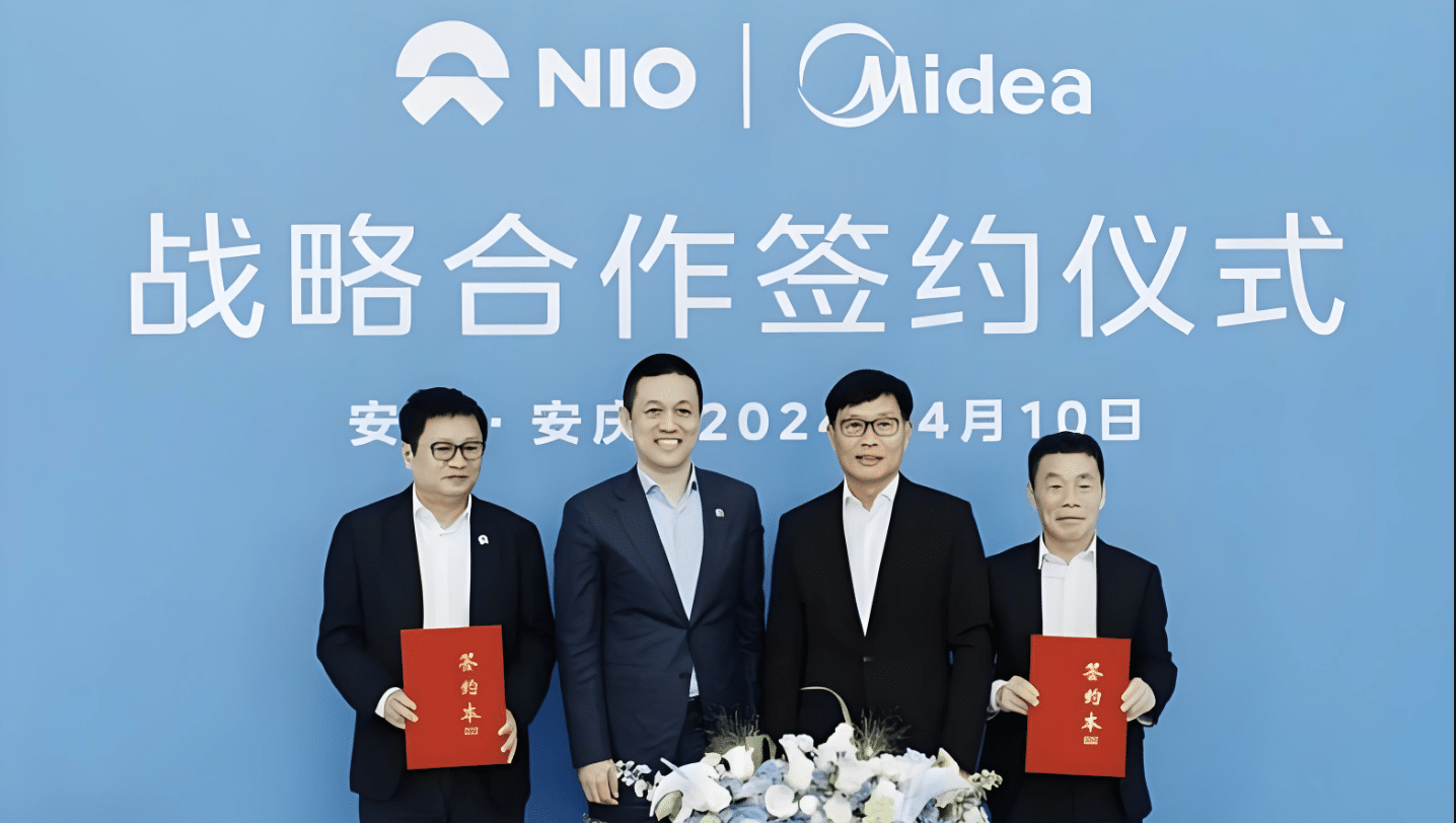 Giants working together: Midea Group and Nio forge strategic partnership