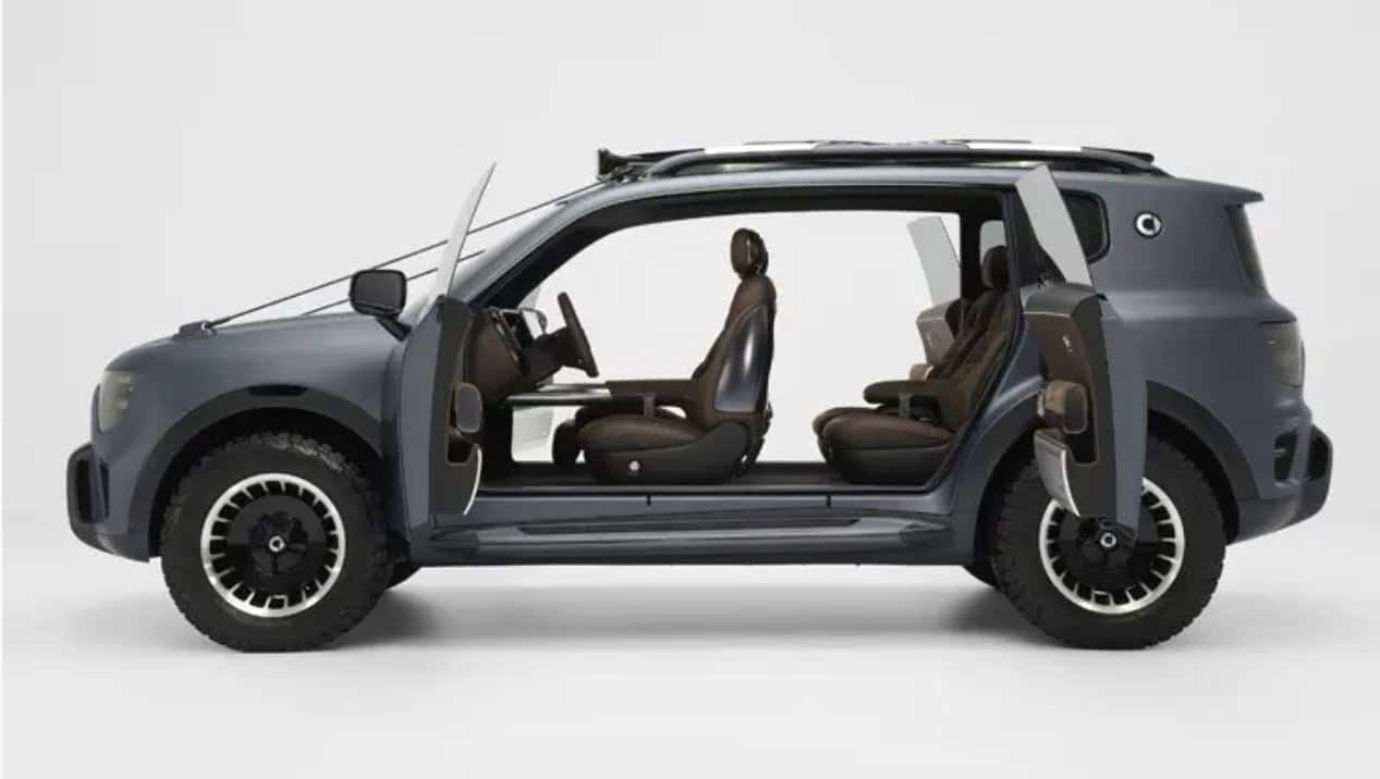 Smart #5 concept SUV spotted at Beijing Auto Show