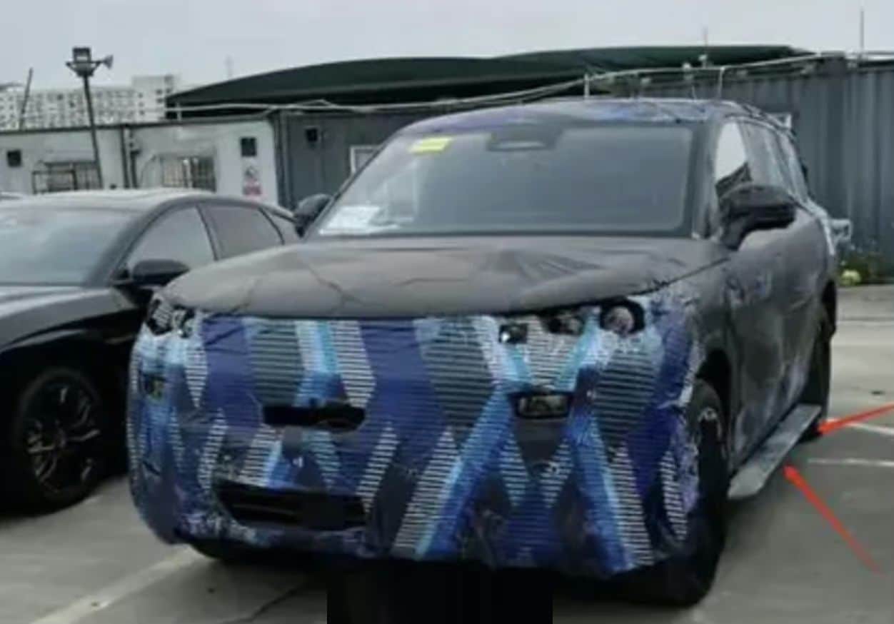 Denza's flagship SUV the N9 spied again, and the interior is similar to ...