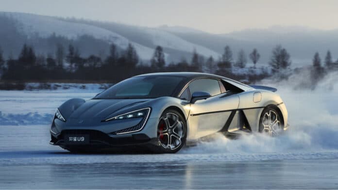 BYD's Yangwang U9 jumping supercar sells 100 units in 5 months