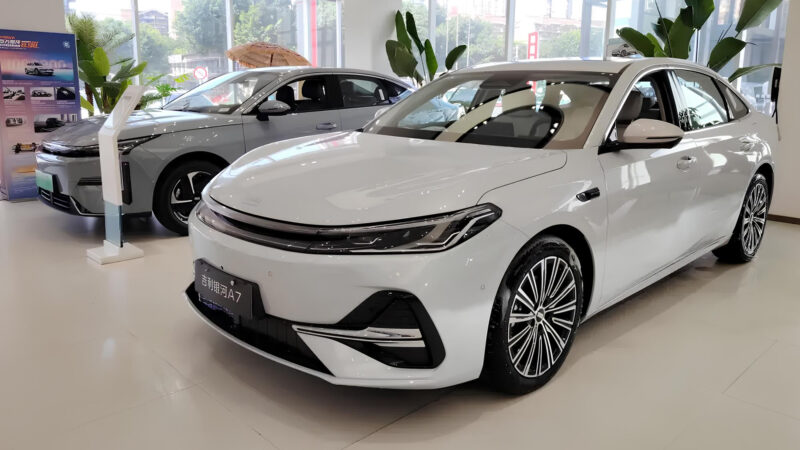 Geely Galaxy A7 PHEV sedan reached Chinese dealers ahead of the sales start