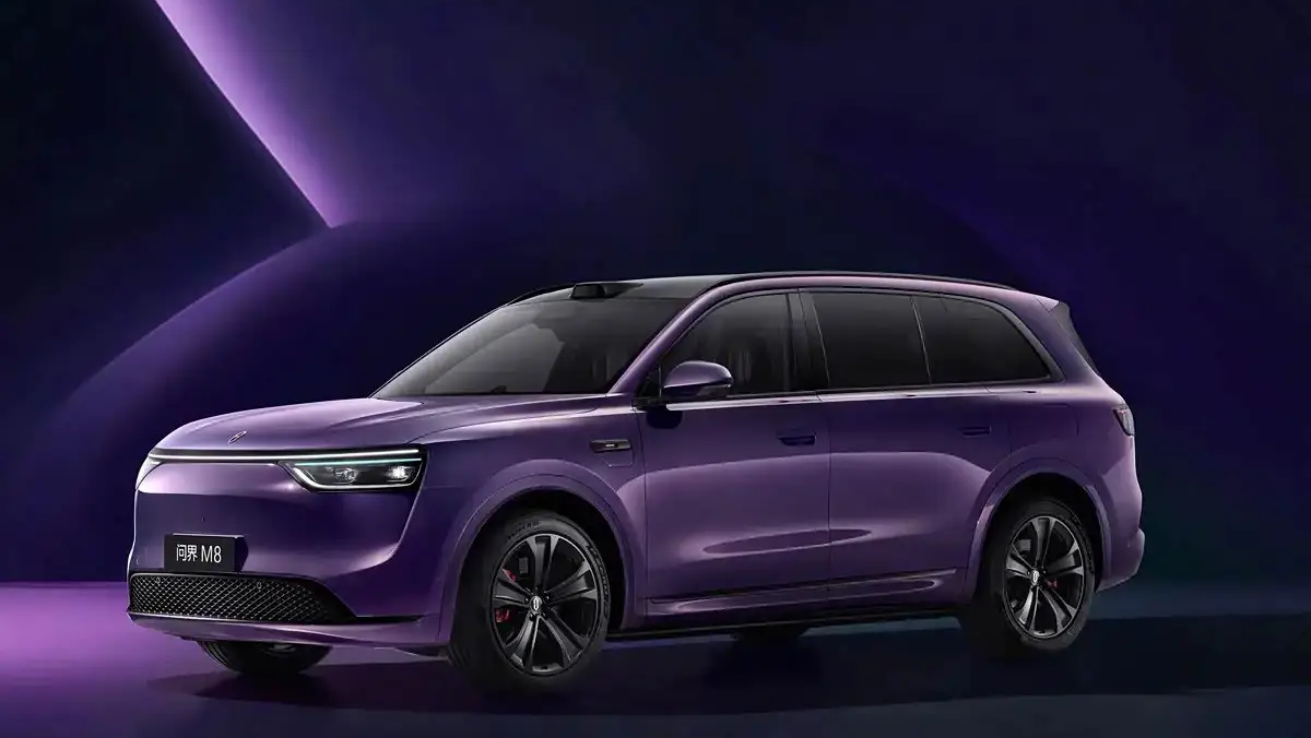 Huawei's Aito M8 pure electric SUV pre-sales start at 52,000 USD, debuts with Huawei's new electric drive