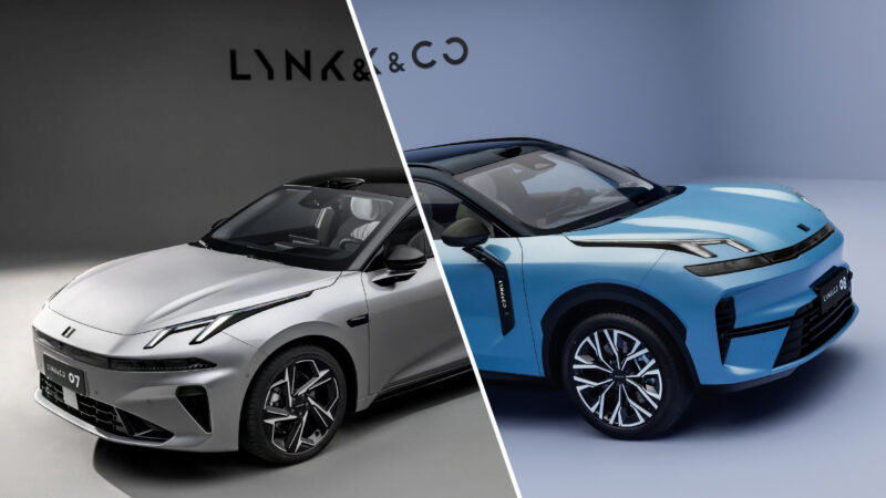 Updated Lynk & Co 07 and 08 officially revealed in China with LiDAR sensor