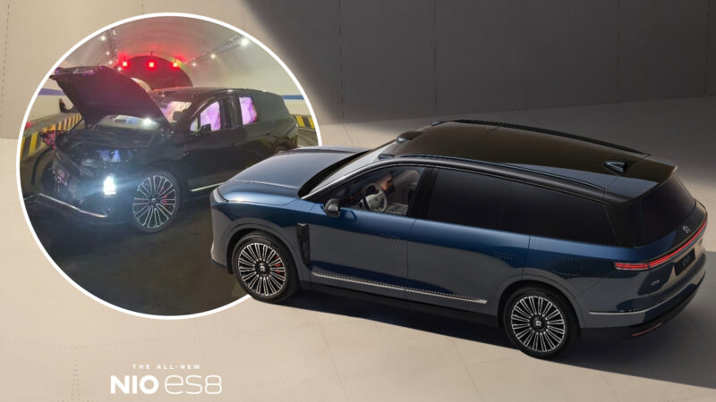 Third-gen Nio ES8 crashed in China ahead of the sales start on Sep 20