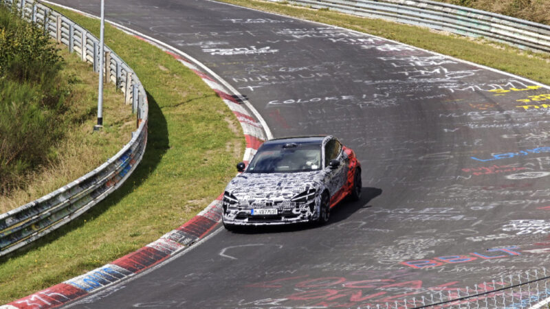 Performance variant of the Xiaomi YU7 SUV spotted in Nurburgring during tests