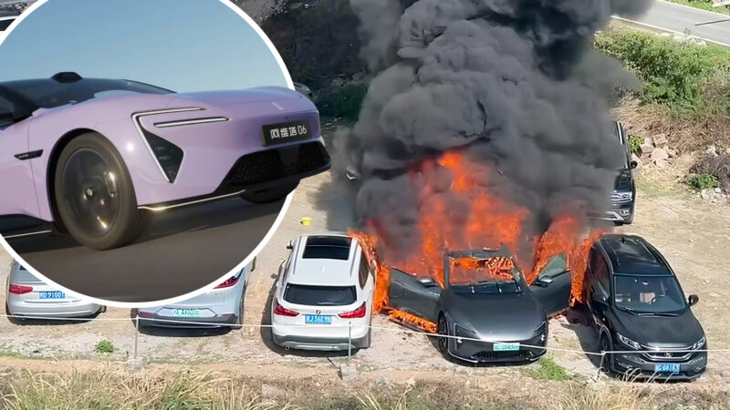 Avatr 06 electric sedan from Changan caught fire in China with 1,000 km mileage