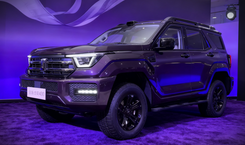GWM launches refreshed Tank 400 SUV with intelligent driving starting at 35,050 USD in China