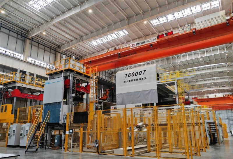 World’s largest 16,000-ton die-casting production line by Dongfeng commenced operation