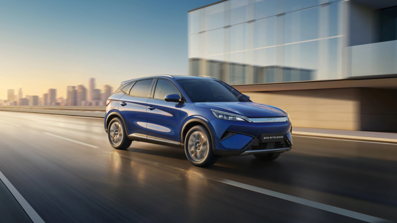 BYD Atto 3 Evo revealed with 800V system, 4WD, and faster charging
