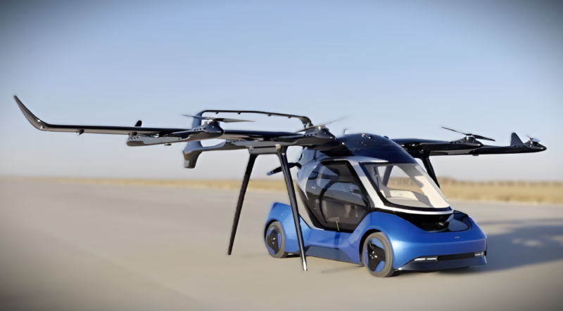 Çonçinqdə sınaqdan keçirilən modul eVTOL həm uçur, həm də yerdə 300 kilometrdən çox yol gedir