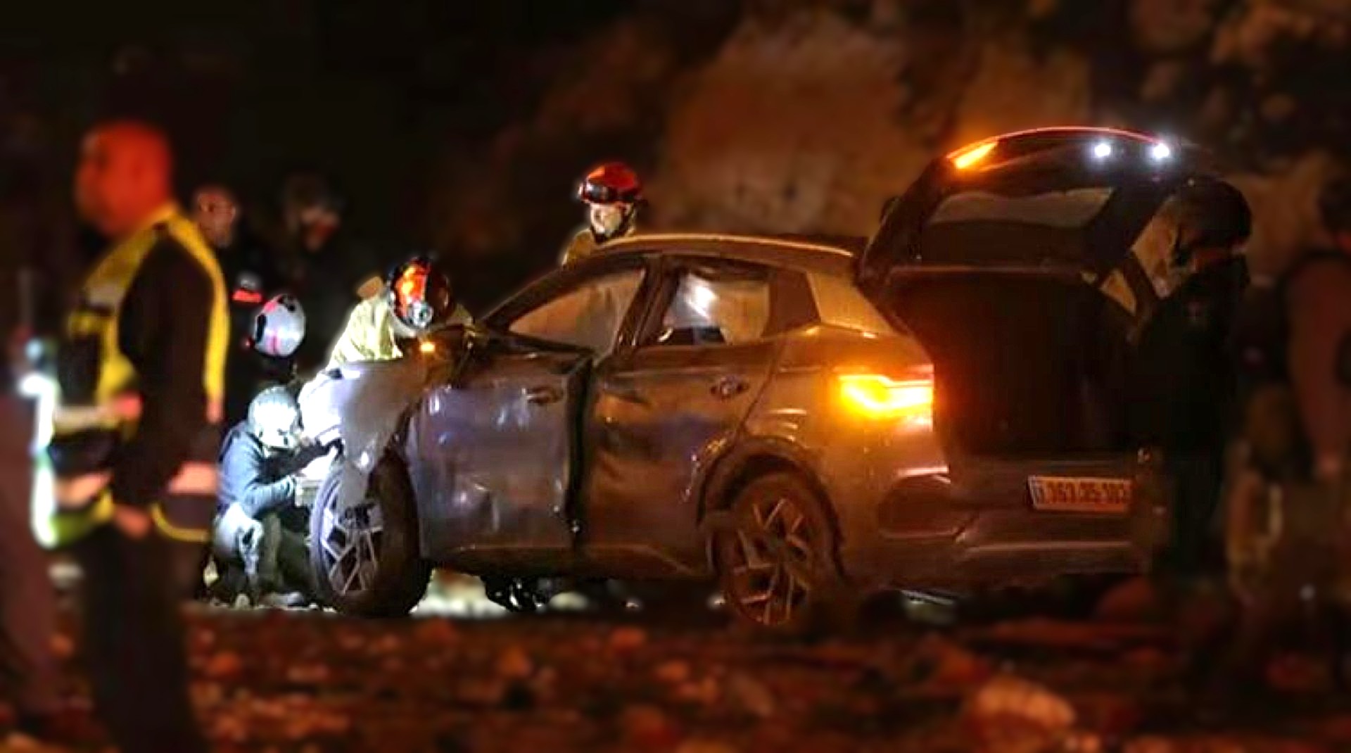 BYD Atto 3 endures Jerusalem rocket attack, five survive, three injured