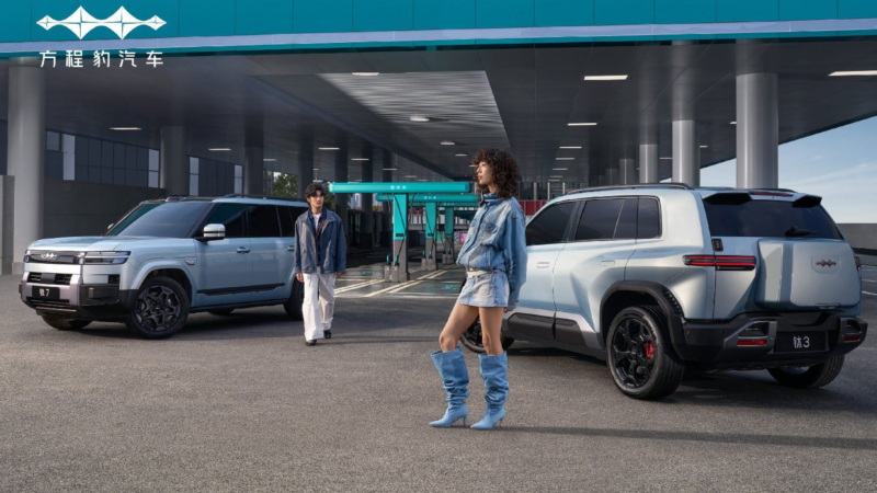 BYD reveals updated Fang Cheng Bao Ti3 and Ti7 with flash charging