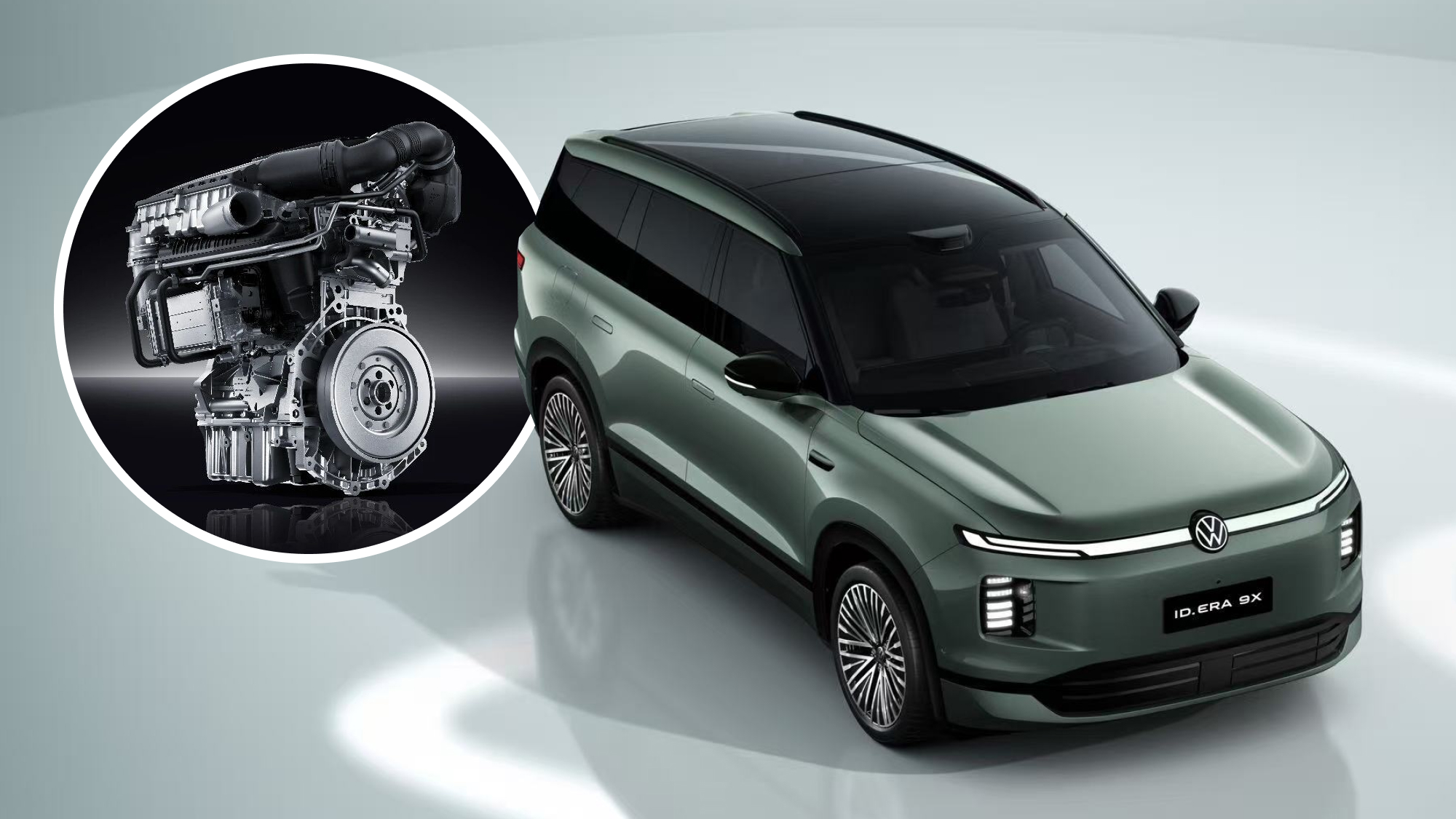 Volkswagen began production of the EA211 range extender for the ID. Era 9X SUV