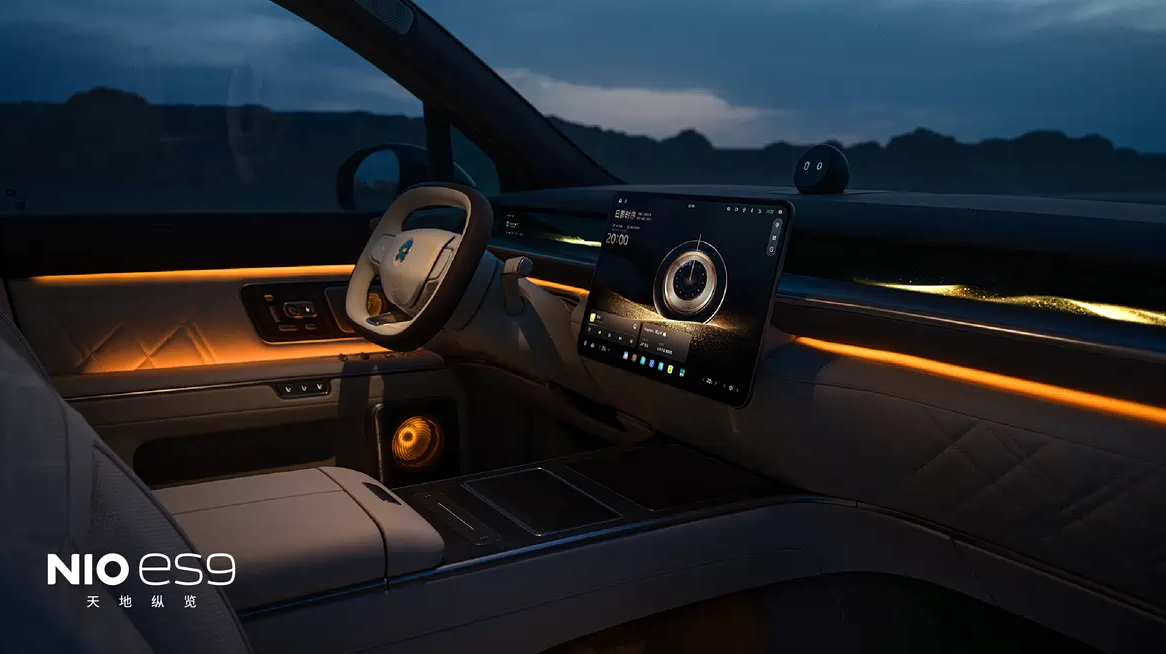 Nio unveils official images of its flagship ES9 SUV with steer-by-wire tech
