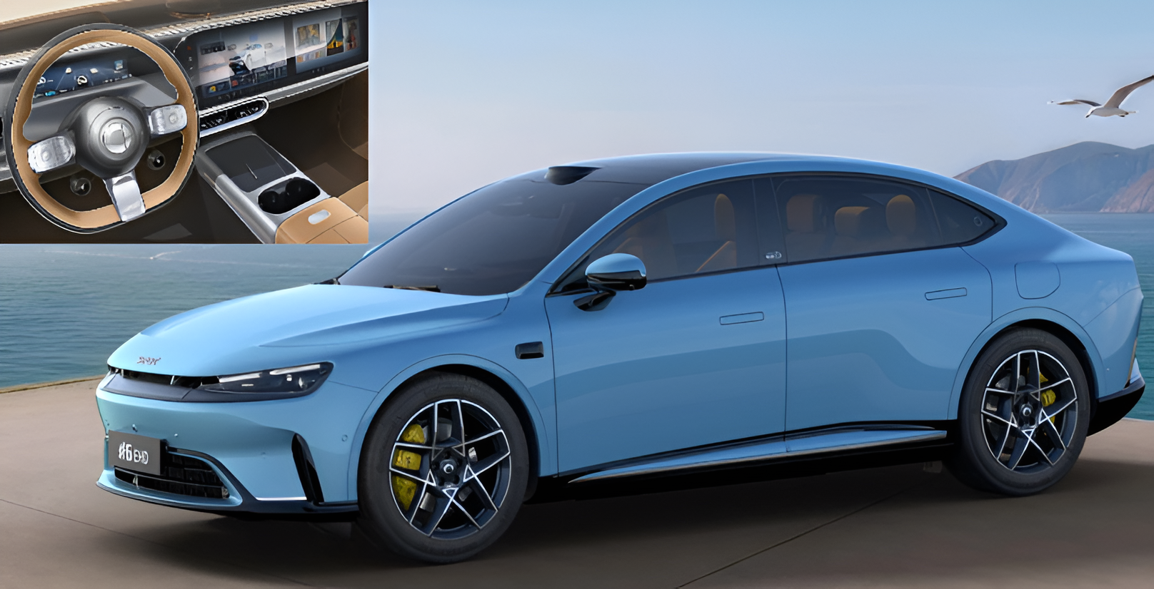 Smart #6 EHD interior sketches reveal luxury liftback sedan ahead of 2026 Beijing premiere