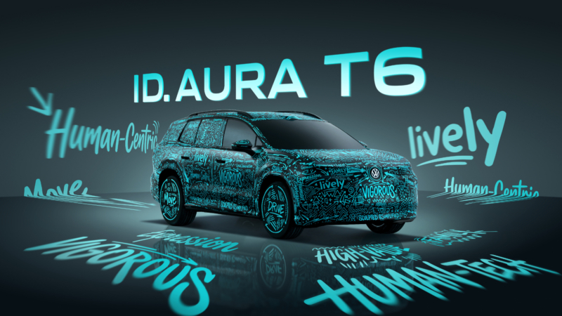 Volkswagen reveals the ID. Aura T6 electric SUV with Xpeng tech on board