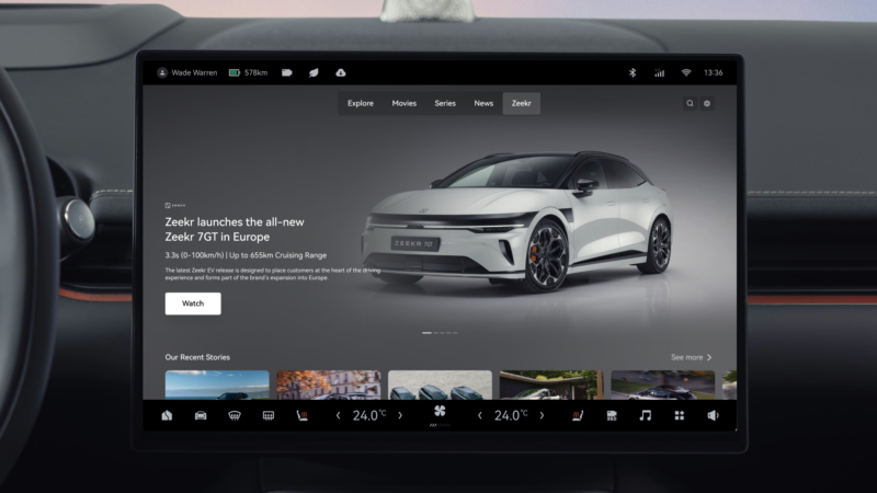 Zeekr cars to get Europe-friendly infotainment system