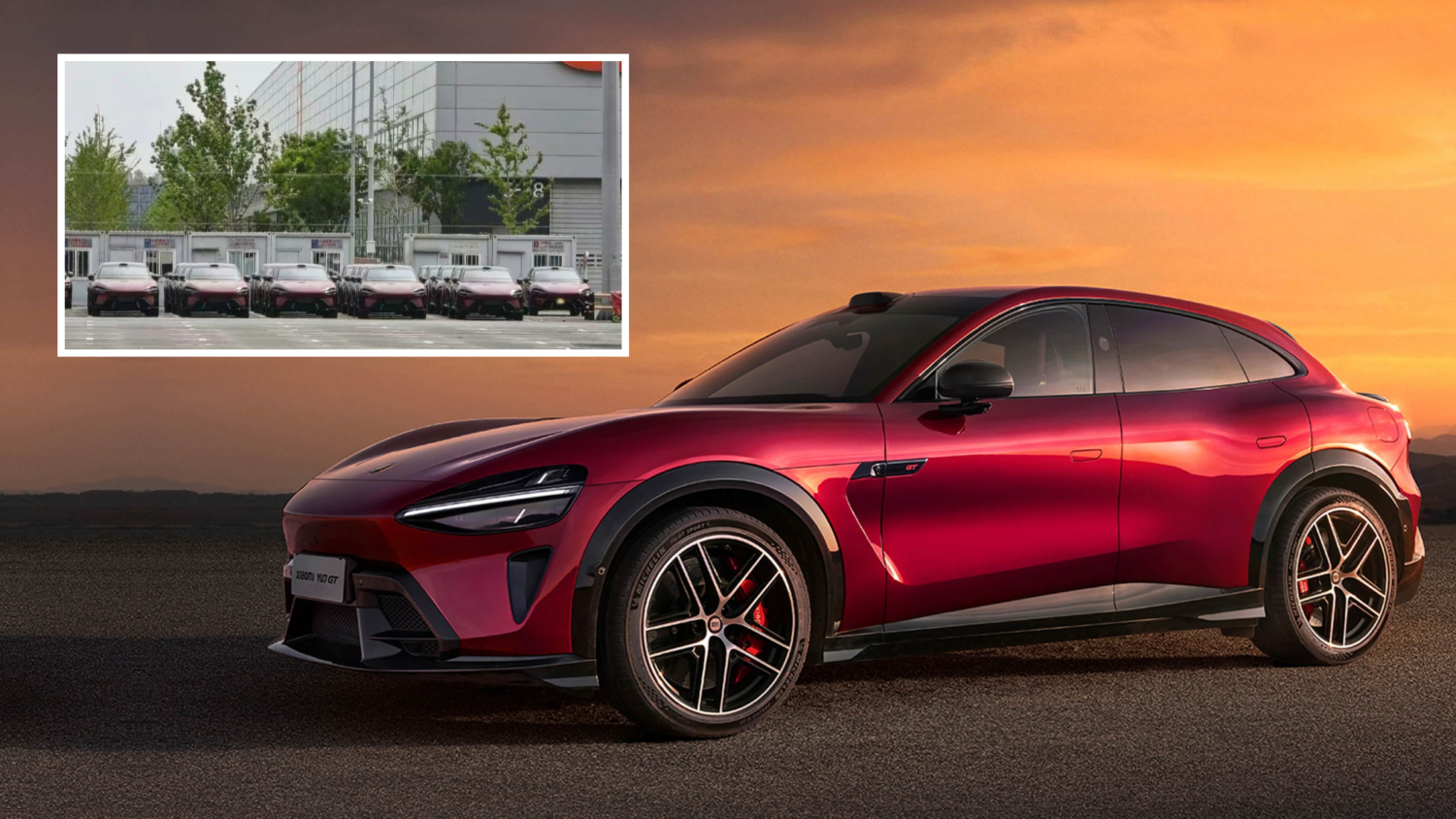 Xiaomi YU7 GT crossovers with 990 hp piling up at the factory ahead of launch
