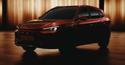 Second generation MG ZS hybrid teaser shot