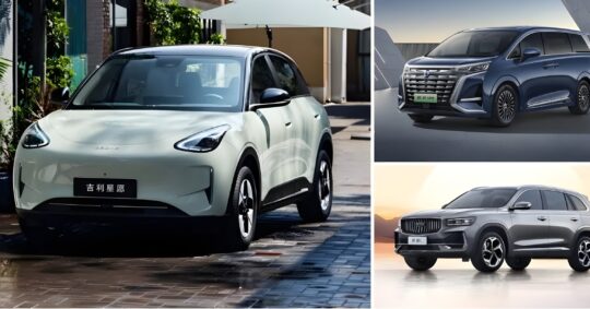 Best-selling vehicles in China, April 2025