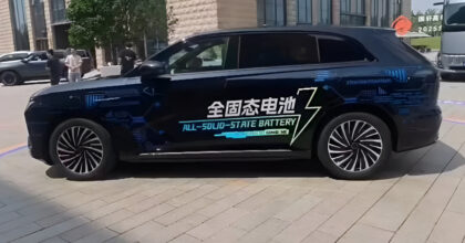 Chery’s Exlantix ET electric SUV spotted with all-solid-state battery on board
