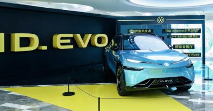 Pre-production Volkswagen ID.Evo full-size SUV with Xpeng tech assembled at the loss-bearing Chinese plant
