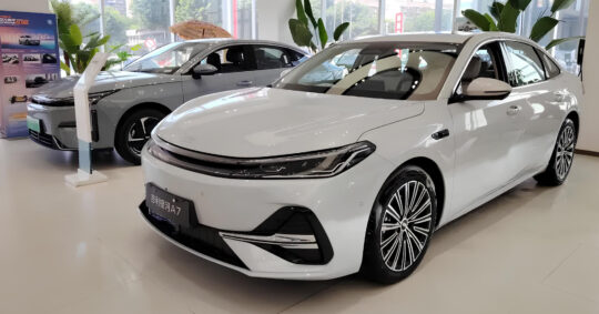 Geely Galaxy A7 PHEV sedan reached Chinese dealers ahead of the sales start