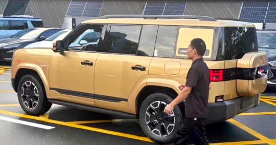 BYD’s Fang Cheng Bao Ti7 spotted in China ahead of launch – revealed interior