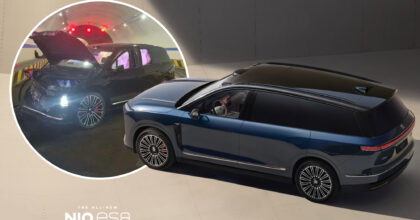 Third-gen Nio ES8 crashed in China ahead of the sales start on Sep 20