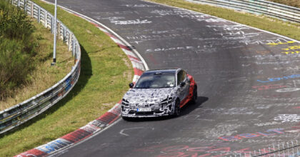 Performance variant of the Xiaomi YU7 SUV spotted in Nurburgring during tests