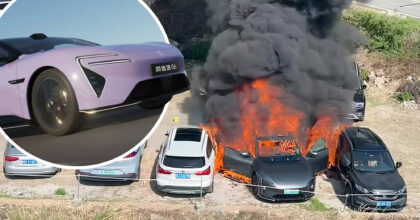 Avatr 06 electric sedan from Changan caught fire in China with 1,000 km mileage