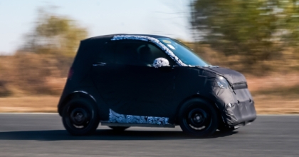 Smart #2 EV road testing vehicle.