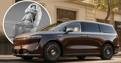 Huawei’s Luxeed V9 minivan will become the first car with helmet airbag