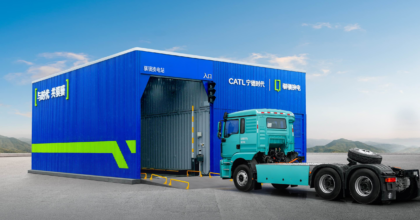 CATL battery swap station for heavy-duty trucks