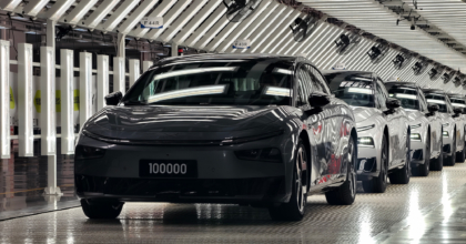 100,000th Xpeng P7+ rolled off in China as updated model began deliveries