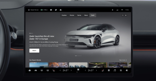 Zeekr cars to get Europe-friendly infotainment system