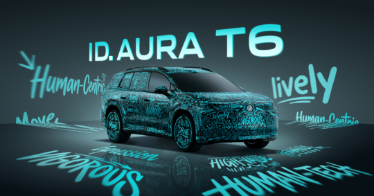 Volkswagen reveals the ID. Aura T6 electric SUV with Xpeng tech on board